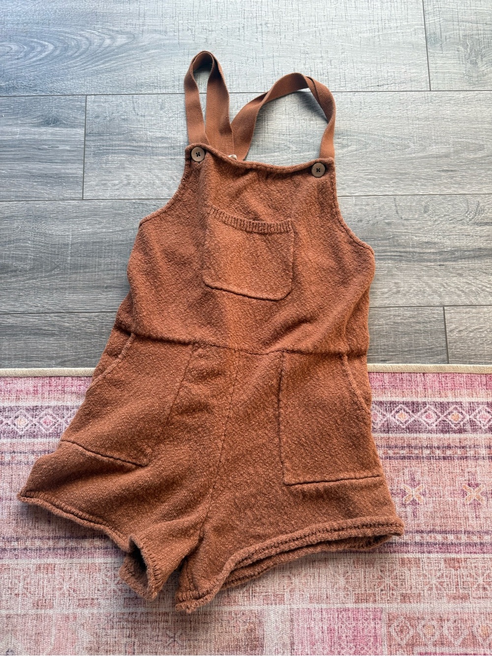 WOMENS Brown Romper Overalls - Brand Unknown